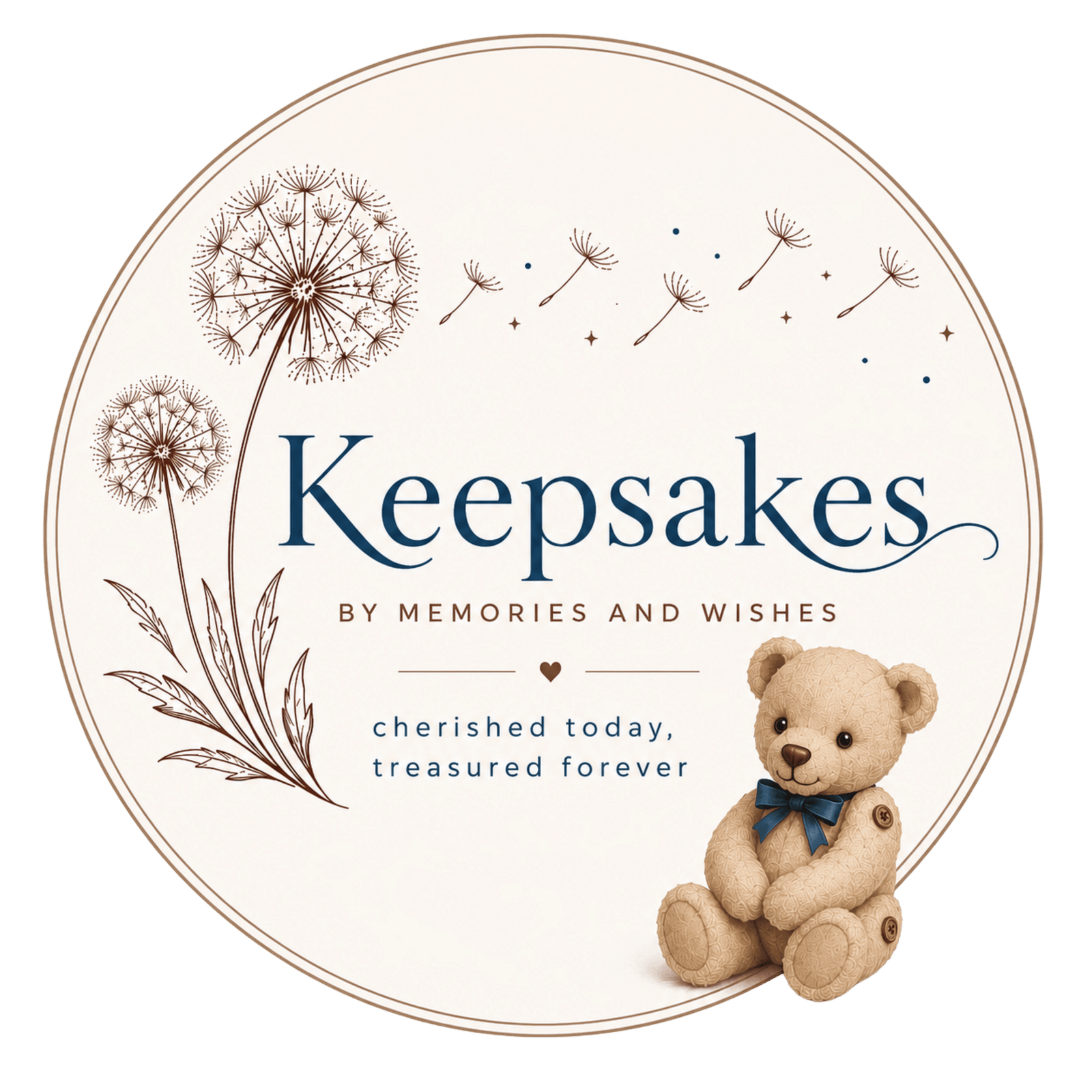 Memories and wishes circle logo